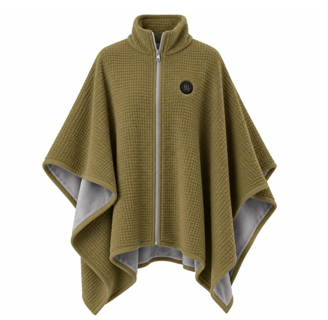 WarmWrap heated blanket Olive